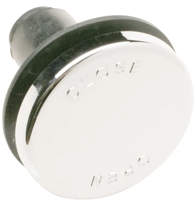 5/16 In. Chrome Plated Tub Drain Tip Toe Stopper Replacement Cartridge