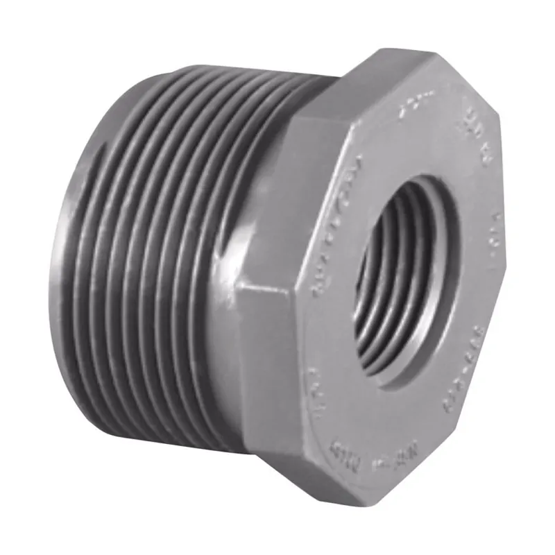 Charlotte Pipe Schedule 80 3/4 In. MPT X 1/2 In. D FPT PVC 1-1/4 In. Reducing Bushing 1 Pk