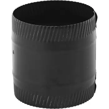 8x6606 Starter Joint 24 Gauge Black Metal Connector - 8 Inches
