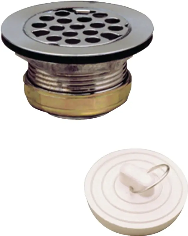 Pp5422 Natural Stainless Steel Sink Strainer For 2-1/2 Inch Drain Openings