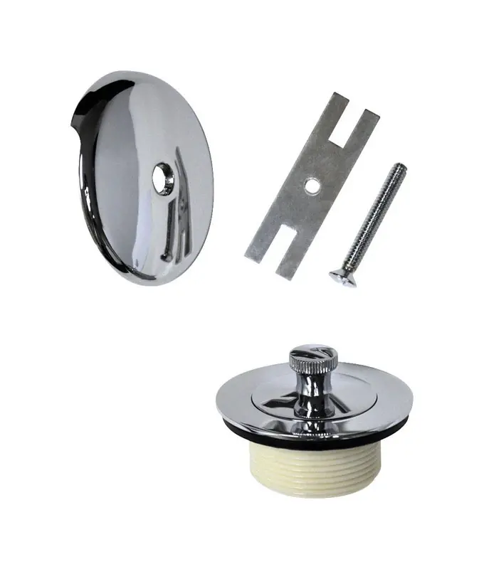 1-3/8 In. Or 1-1/2 In. Universal Bathtub Drain Stopper Kit - Chrome Finish