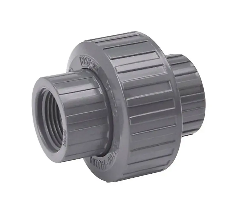 B&K ProLine Schedule 80 1/2 In. FPT Each X 1/2 In. D Threaded PVC Union 1 Pk