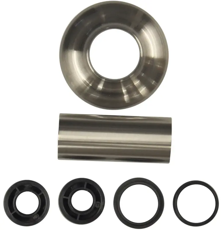 Tub & Shower Flange Set, Universal, Brushed Nickel