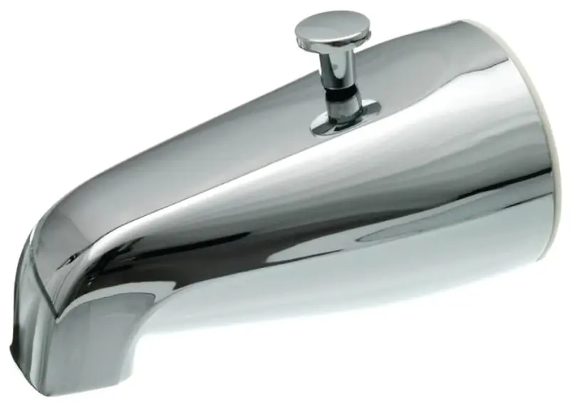 Chrome Tub Spout With Pull Up Diverter, 5 Inch, Model 9d00080765