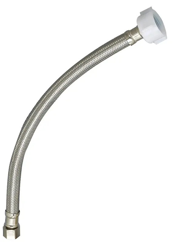Ez 3/8 In. Compression X 7/8 In. Ballcock 9 In. Stainless Steel Toilet Supply Line