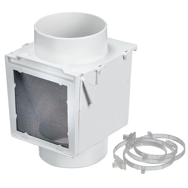Jordan 5.88 In. L X 4 In. D White Plastic Heat Diverter Ex12