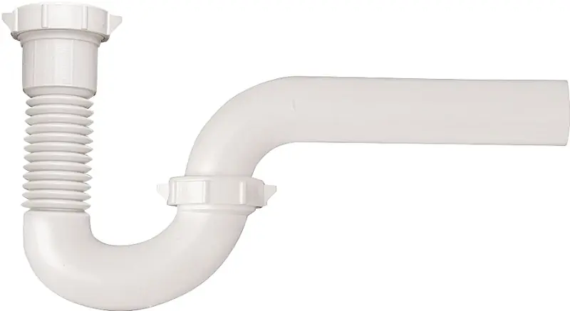 Flex N Fix 1-1/2 X 1-1/4 In. Adjustable Plastic P-trap, 12 In. Length
