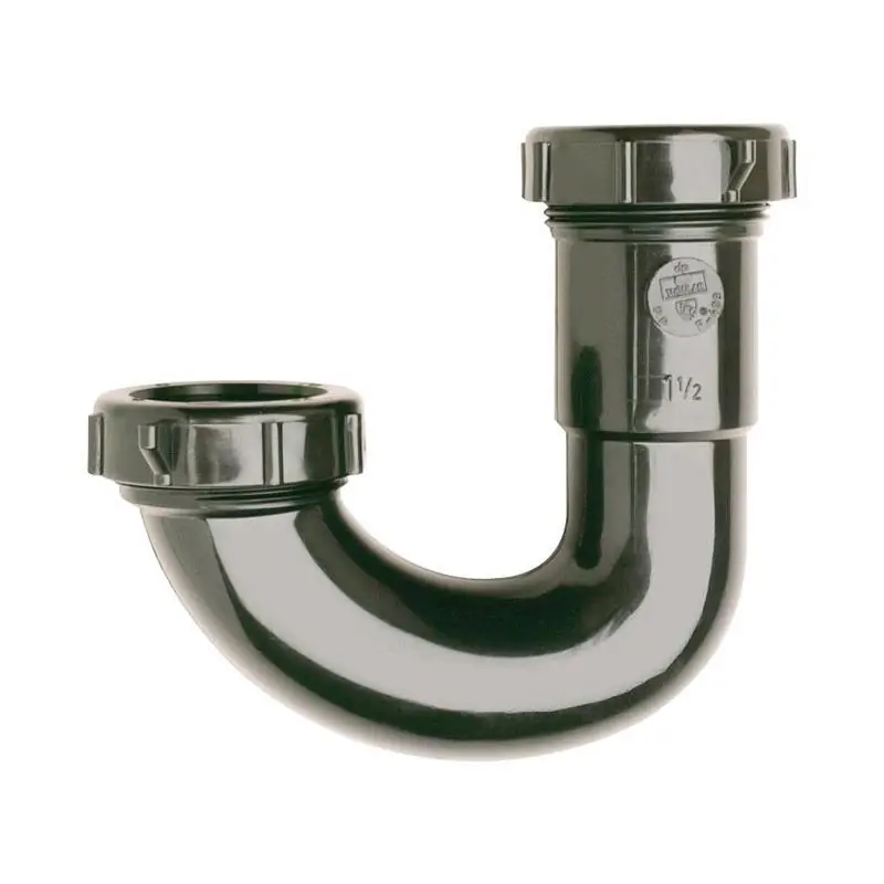 1-1/2 In. Or 1-1/4 In. Black Plastic J-bend Pp66-1b