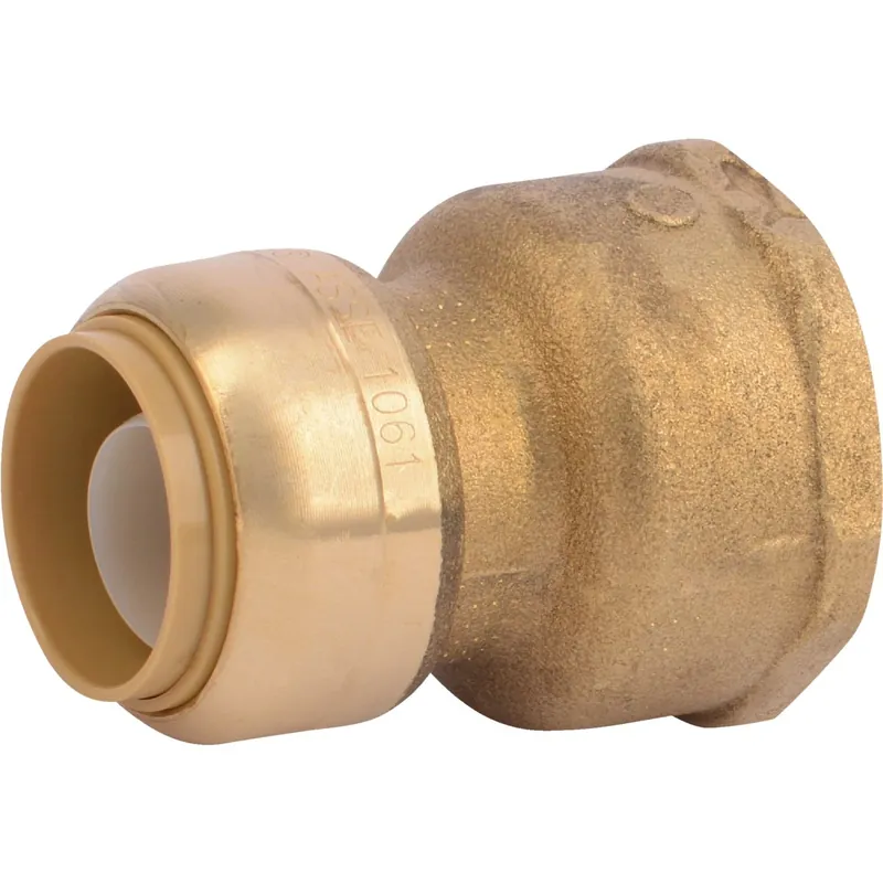 SharkBite Push To Connect 3/4 In. PTC In. X 1 In. D FPT Brass Connector