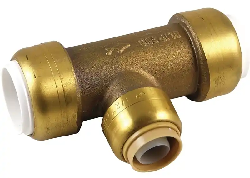 Transition Slip Tee, 3/4 X 3/4 In. PVC X 3/4 In. Copper Tube