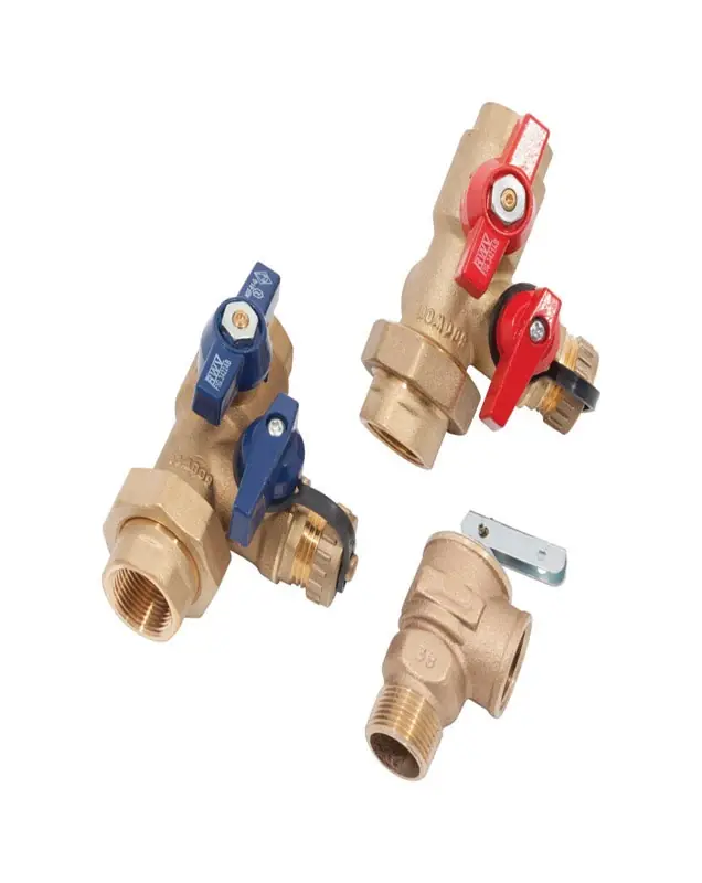 Tankless Water Heater Isolation Valve Kit
