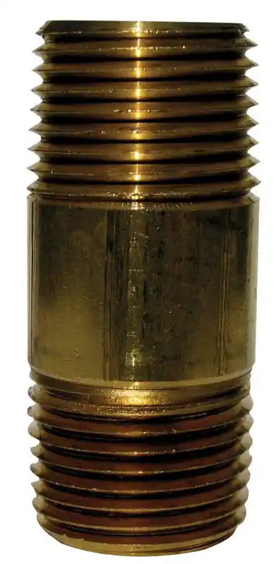 1/4 In. Mpt Red Brass Nipple 3-1/2 In. Length