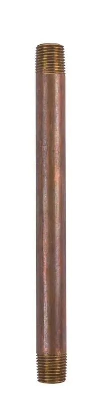 JMF Company 1/8 In. MPT Brass Nipple 4-1/2 In. L