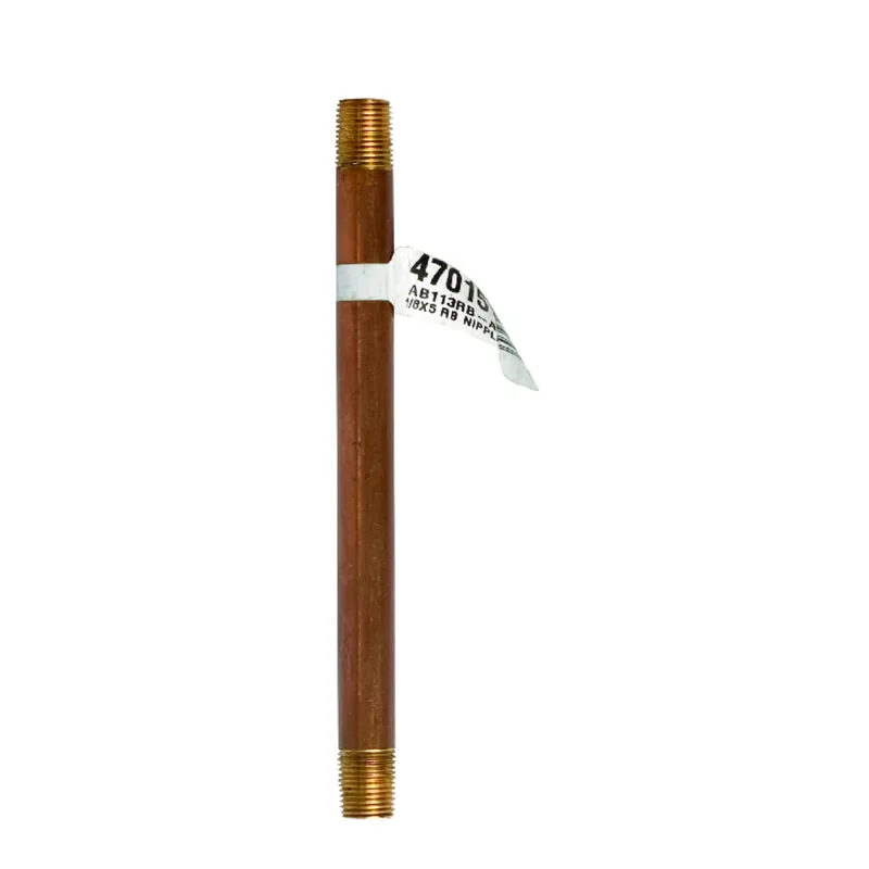 Company 1/8 In. Mpt X 1/8 In. D Mpt Brass Nipple 5 In. Length