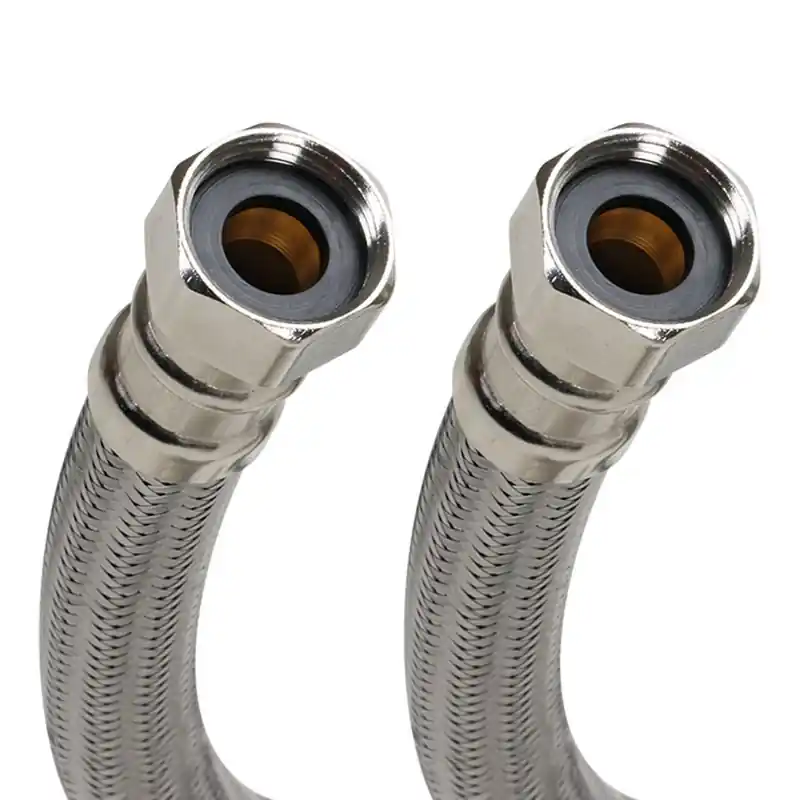 3/4 In. Fip X 3/4 In. D Fip 24 In. Braided Stainless Steel Water Heater Supply Line