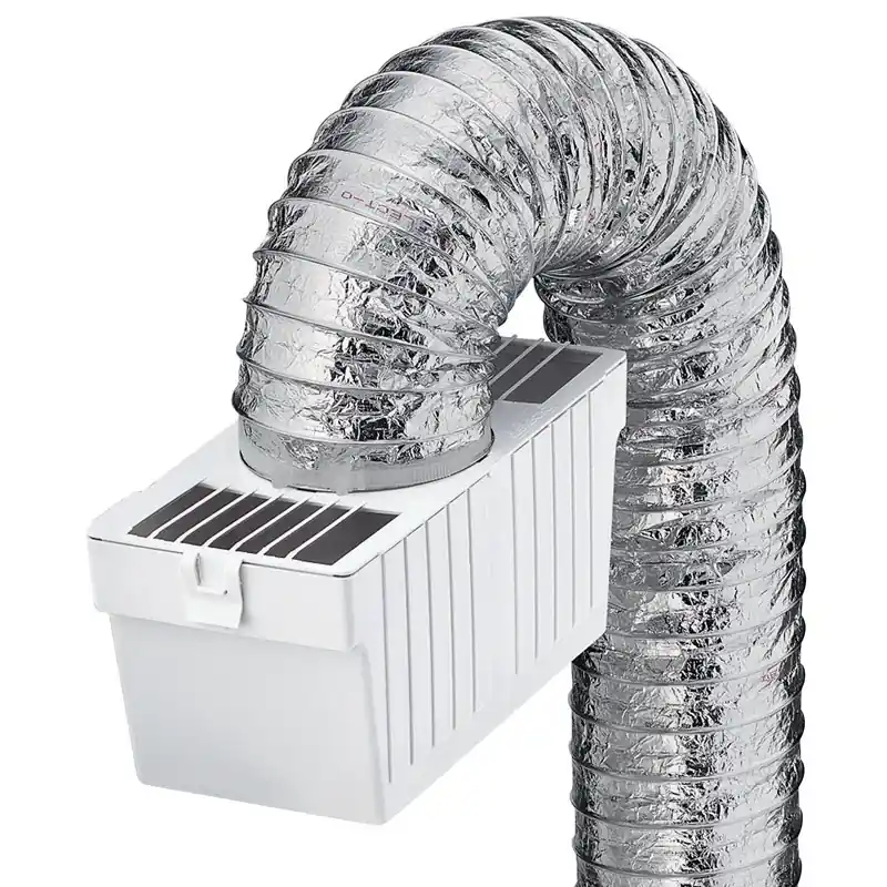 Supurr-flex 4 Ft. L X 4 In. D Aluminum/plastic Lint Trap Kit