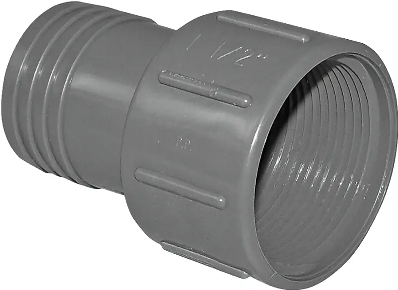 Boshart Industries Schedule 80 1-1/2 In. Insert In. X 1-1/2 In. D FPT Polypropylene Female Adapter 5