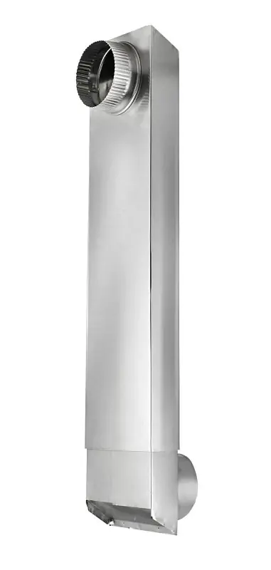 Periscope 90 Degree Rectangular Aluminum Dryer Duct