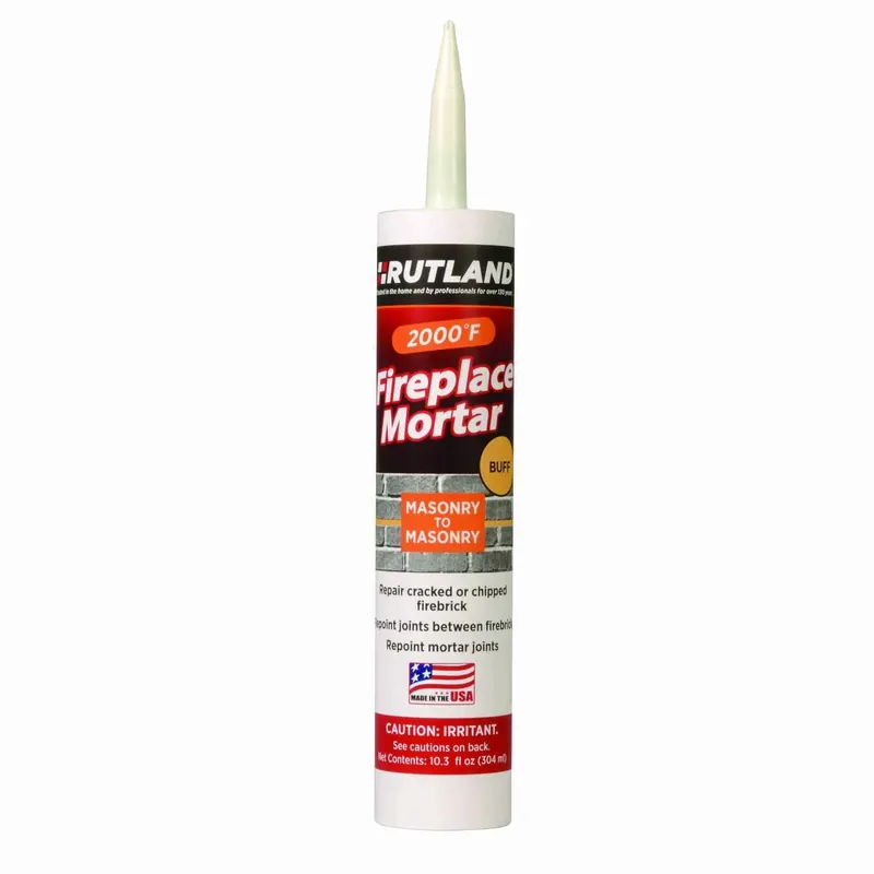 Fireplace Mortar 10.3 Oz Buff Cartridge Model 63b For Repairing Fireplaces