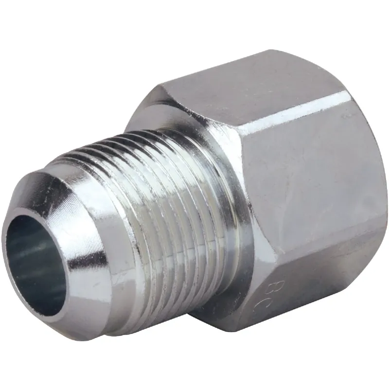 Dormont 5/8 In. OD Flare X 3/4 In. FIP Zinc-Plated Carbon Steel Adapter Gas Fitting
