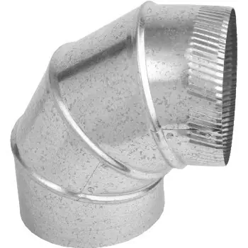 3-30-302 3 In. 30 Gauge Galvanized Adjustable Stove Pipe Elbow