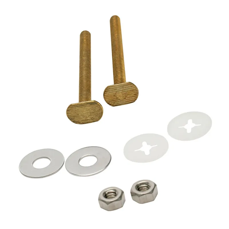 Toilet Bowl To Floor Kit, 2-Bolt