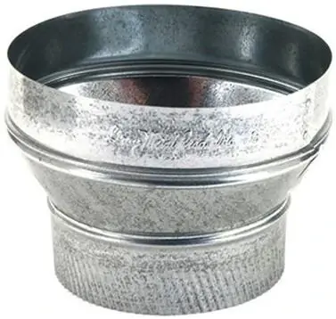 4x3-311 3 X 4 In. Galvanized Stove Pipe Reducer