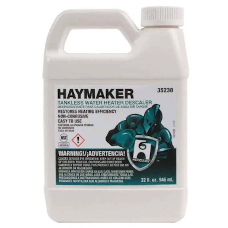 32 Oz Tankless Water Heater Descaler - Citric Acid Based, Non-corrosive