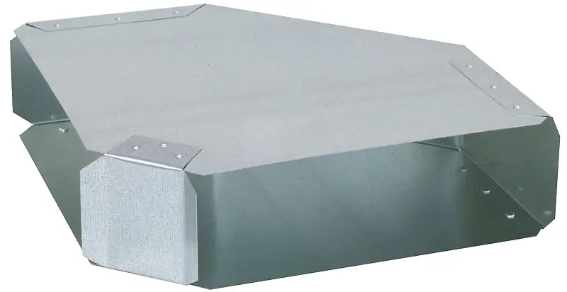 Manufacturing 3-1/4 In. Dia. 90-degree Galvanized Steel Wall Stack Elbow