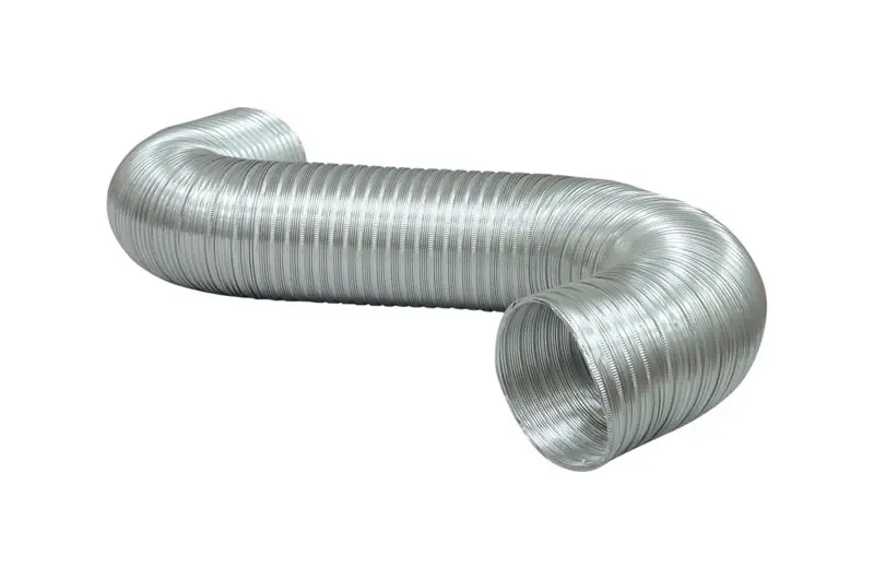 Jordan 96 In. L X 4 In. D Silver Aluminum Semi-rigid Vent Duct