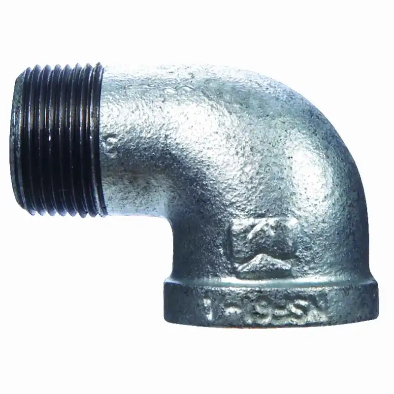 BK Products 3/8 In. FPT X 3/8 In. Dia. MPT Galvanized Malleable Iron Street Elbow