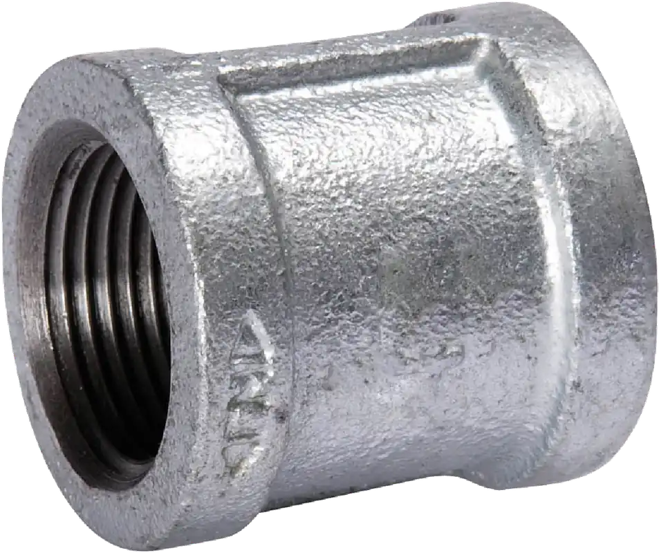 3/8 In. X 3/8 In. Fpt Galvanized Malleable Iron Coupling