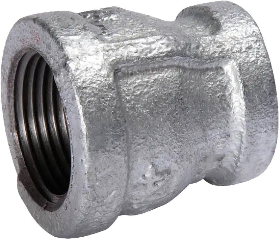 BK Products 3/8 In. FPT X 1/4 In. Dia. FPT Galvanized Malleable Iron Reducing Coupling