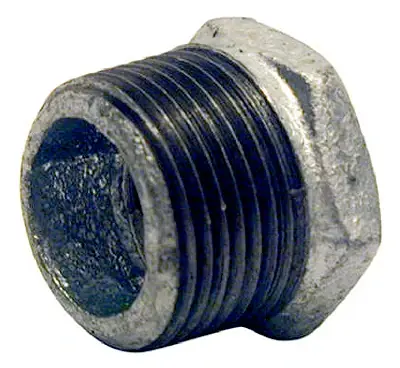 BK Products 3/4 In. MPT X 1/2 In. Dia. FPT Galvanized Malleable Iron Hex Bushing