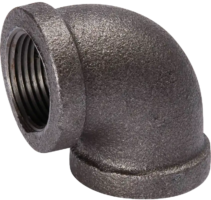 3/4 In. 90 Degree Malleable Black Iron Elbow Fitting