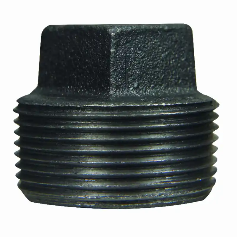 BK Products 3/4 In. MPT Black Malleable Iron Plug