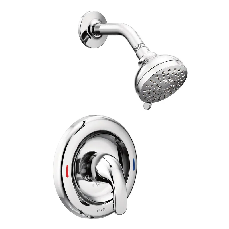 Adler Tub/Shower Faucet, Single Handle, With Showerhead, Chrome