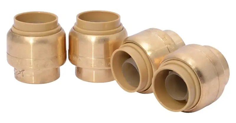 1/2 In. Brass Push-to-Connect End Stop (4-Pack)