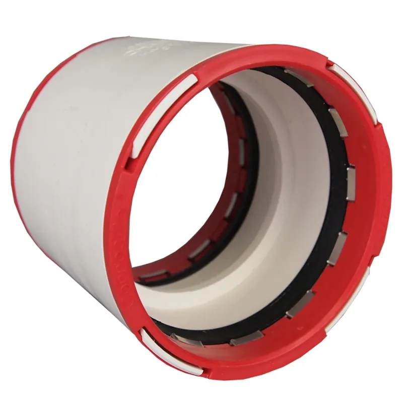 Charlotte Pipe ConnecTite Schedule 40 1-1/2 In. Hub X 1-1/2 In. D Hub PVC Coupling 1 Pk