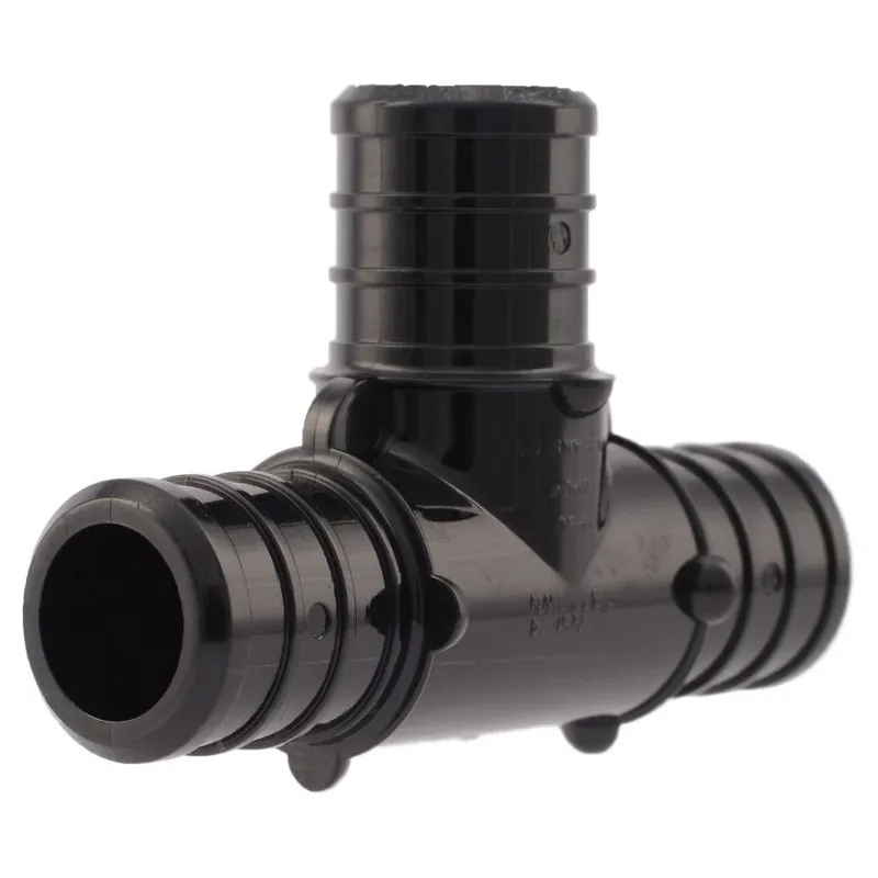 Pex Pipe Tee, 3/4 In. Barb Insert