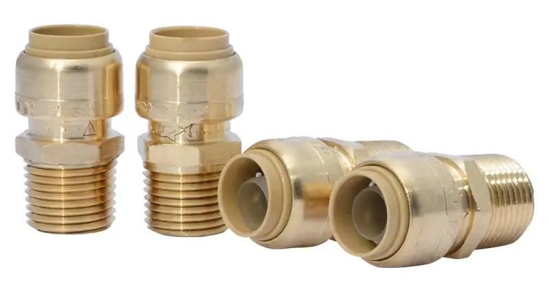 SharkBite Push To Connect 1/2 In. Male X 1/2 In. Dia. Male Adapter