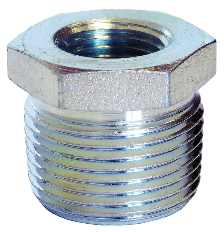 Galvanized Pipe Hex Bushing, 1/2 X 3/8 In.