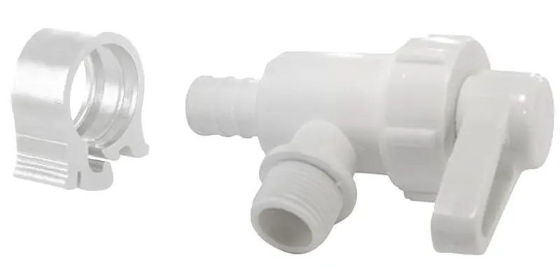 Pipe Angle Valve, 1/2 X 3/8 In. Compression