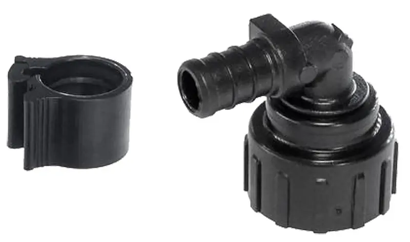 Pipe Swivel Elbow, 1/2 X 3/4 In. Female Garden Hose