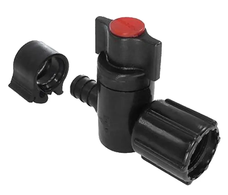 Pipe Crimp Valve, 1/2 X 1/2 In. FPT, Red