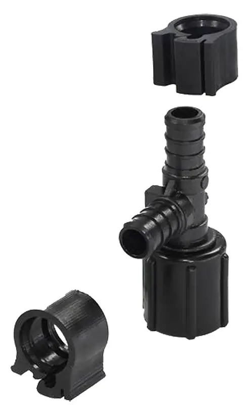 Pipe Swivel Tee, 1/2 X 1/2 X 1/2 In.
