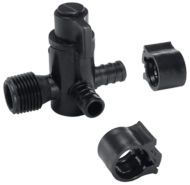 Pipe Bypass Valve 1/2 X 1/2 MPT X 1/2 In.
