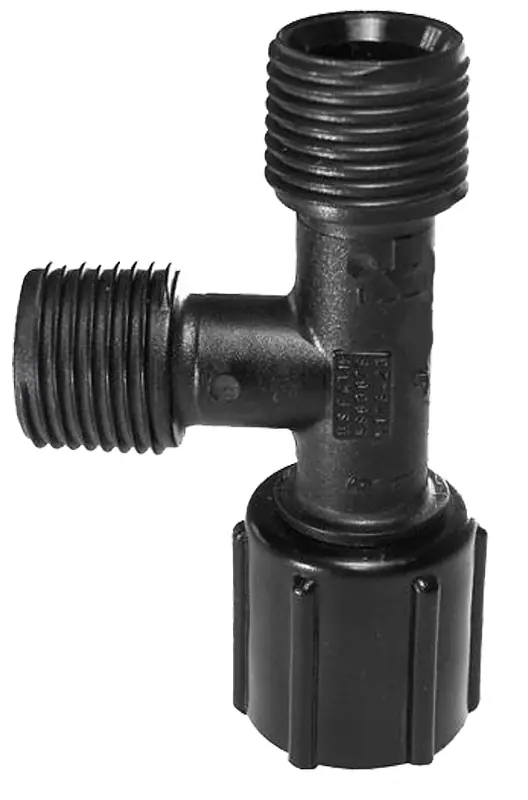 Pexlock 1/2 In. Mpt X 1/2 In. Mpt Plastic Tee Fitting