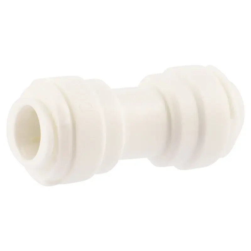 Push To Connect 3/8 In. Ptc X 3/8 In. D Polypropylene Coupling
