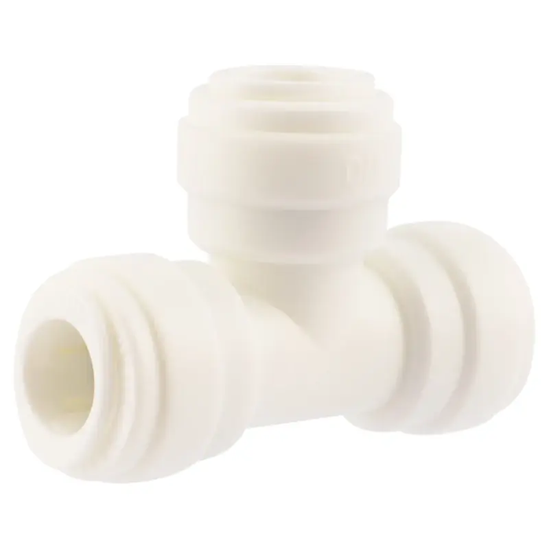 Push To Connect 3/8 In. Od Plastic Tee Fitting - Model 25428